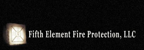 Fifth Element Fire Protection, LLC Logo on Black Background