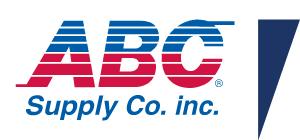 ABC Supply Co. Inc. Logo on White Background