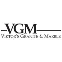 Viktor's Granite & Marble Logo on White Background